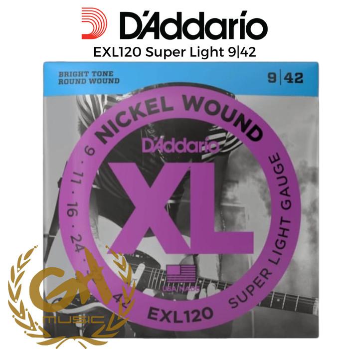 D'Addario EXL120 Super Light 9|42 | SENAR GITAR ELEKTRIK