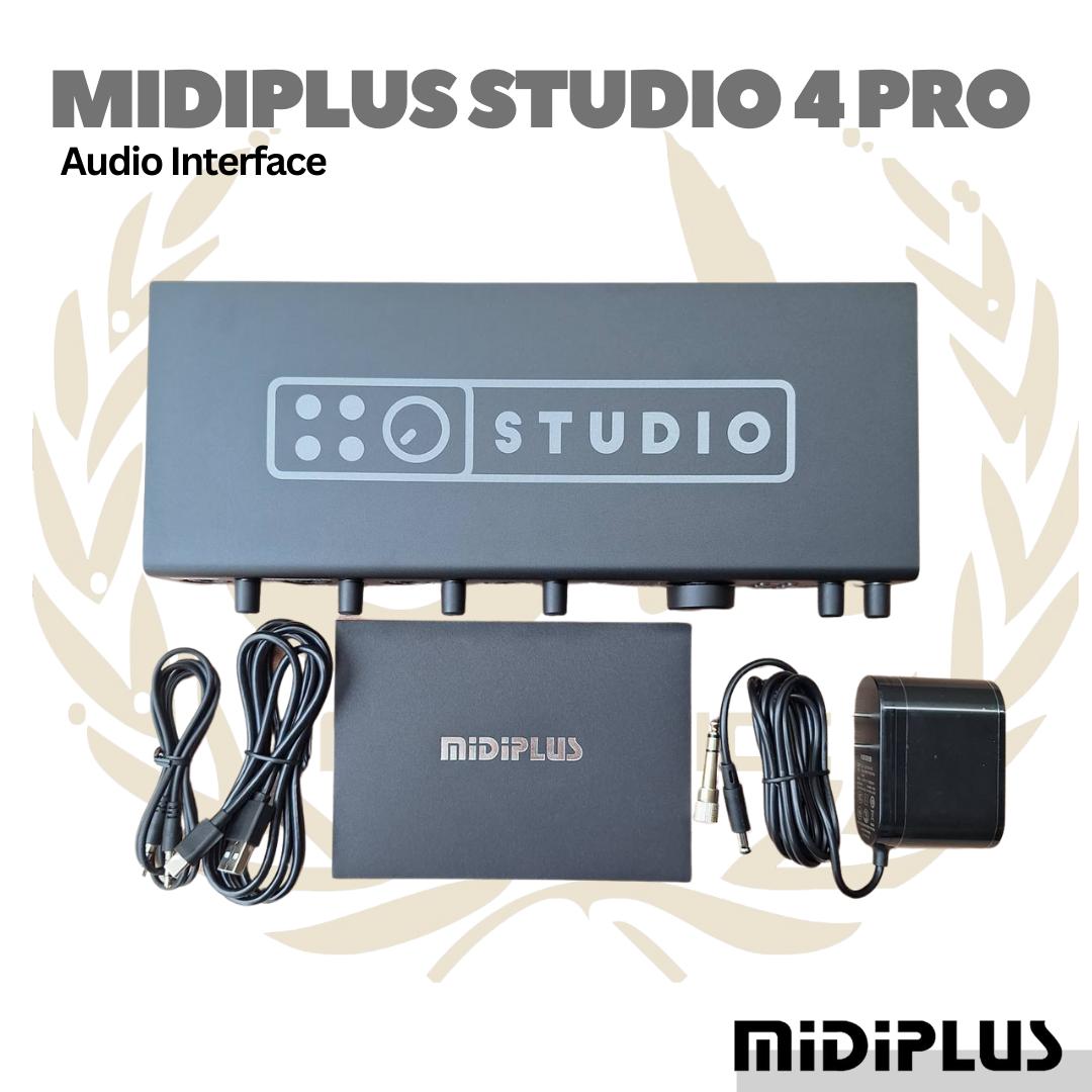 Midiplus Studio 4 Pro OTG 4CH USB Audio Interface - Soundcard Recording