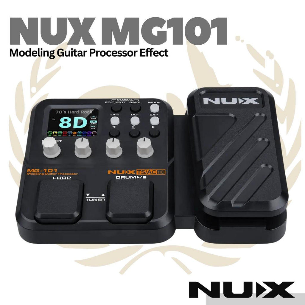 NUX MG101 Guitar Modelling Processor Effect - Efek Gitar Multi MG-101