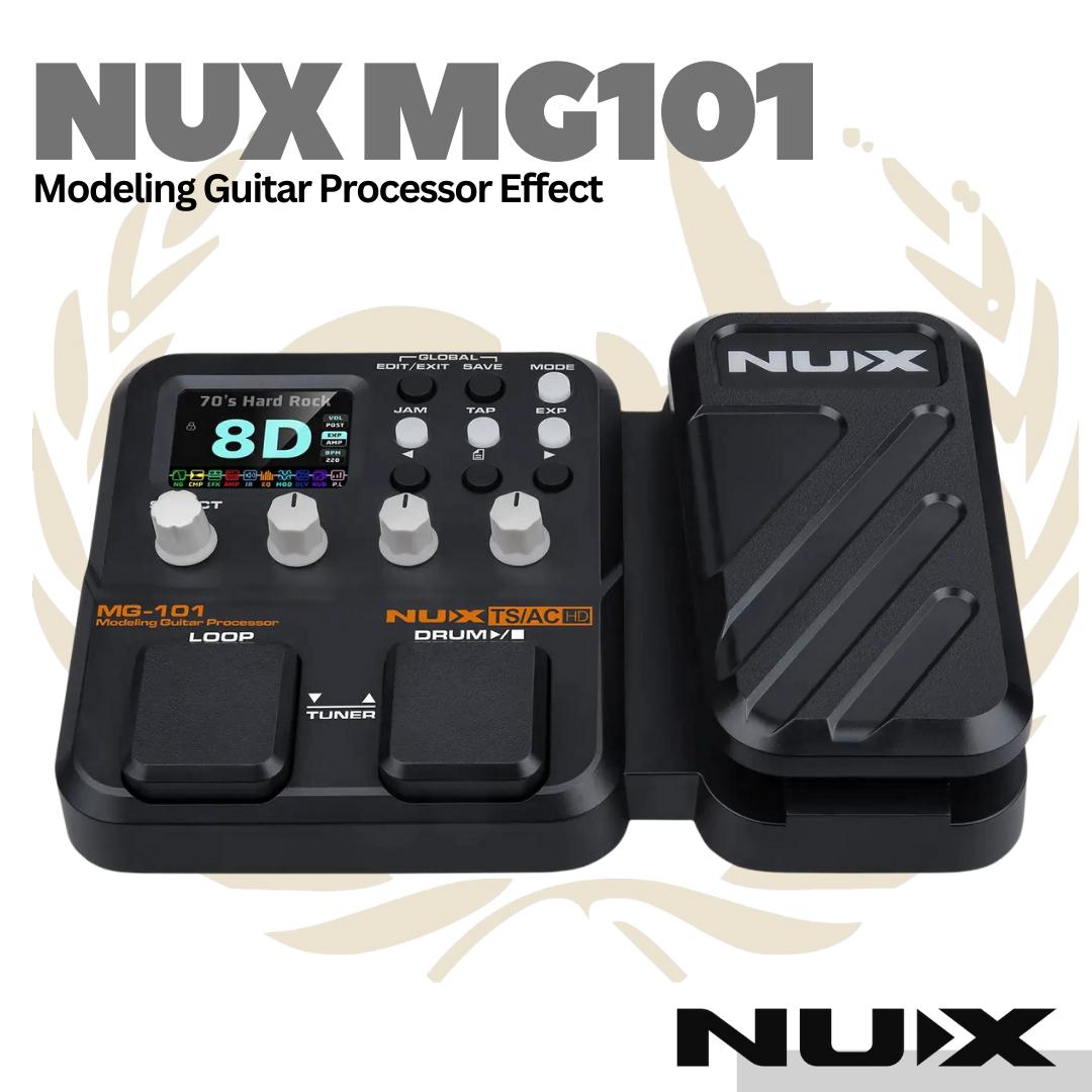 NUX MG101 Guitar Modelling Processor Effect - Efek Gitar Multi MG-101