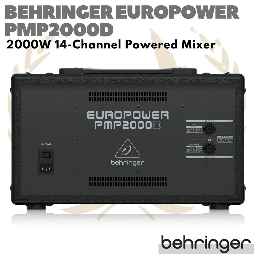 BEHRINGER EUROPOWER PMP2000D 14 Channel Powered Mixer | Power PMP2000