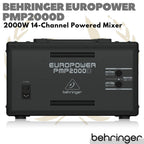 BEHRINGER EUROPOWER PMP2000D 14 Channel Powered Mixer | Power PMP2000
