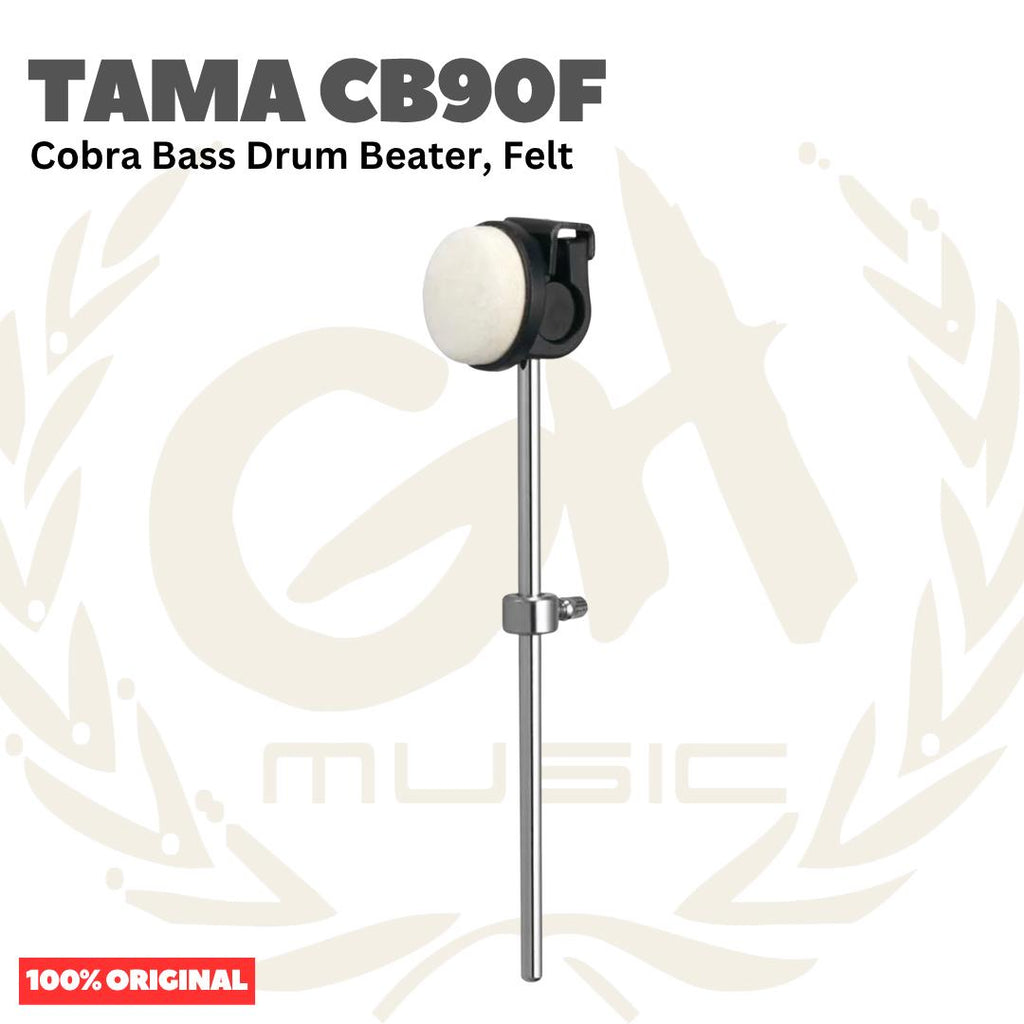 TAMA CB90F Cobra Bass Drum Beater, Felt - Kick Bass Drum