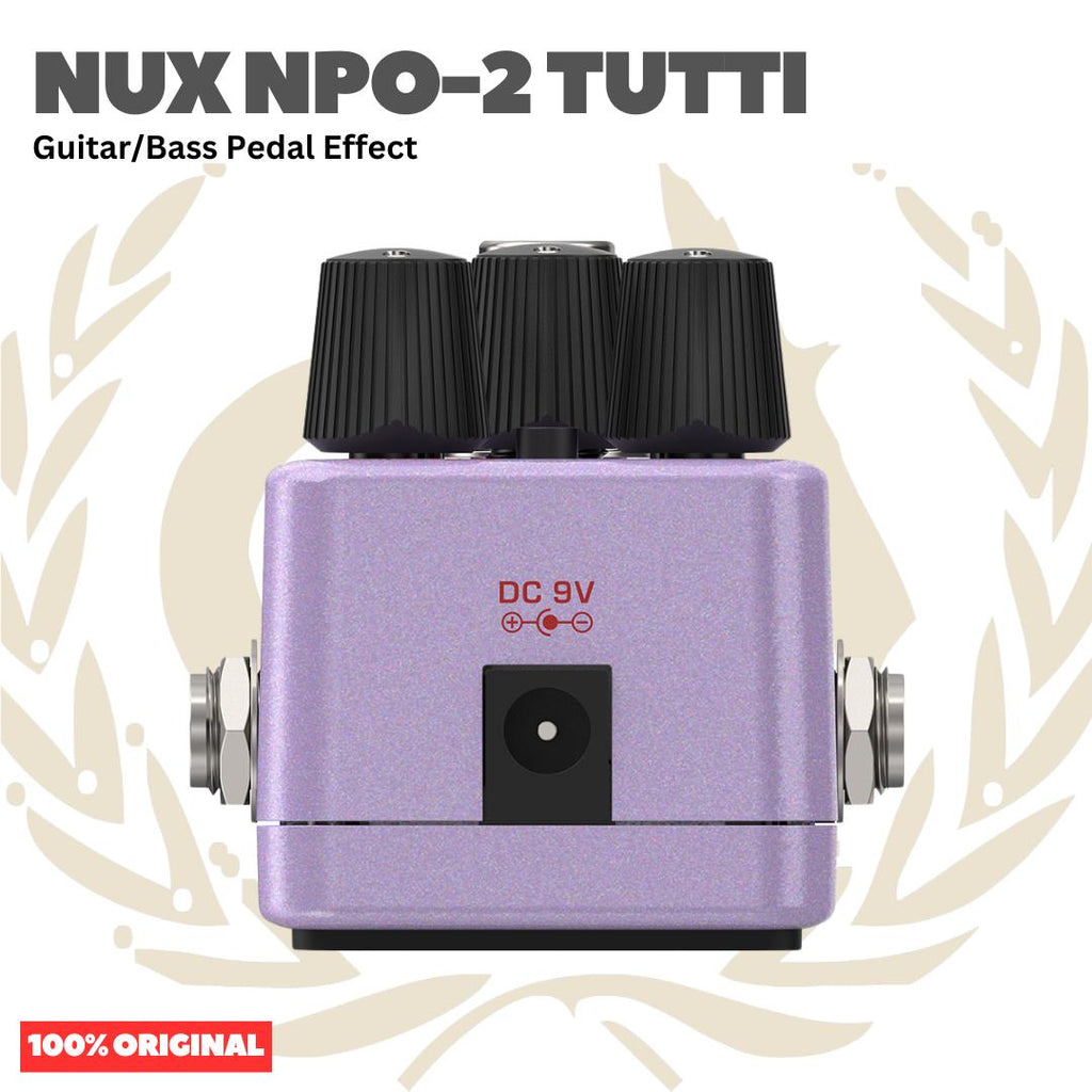 NUX NPO-2 Tutti Polyphonic Octave Guitar Bass Pedal Effect - Efek Pedal Gitar Bass Original Asli