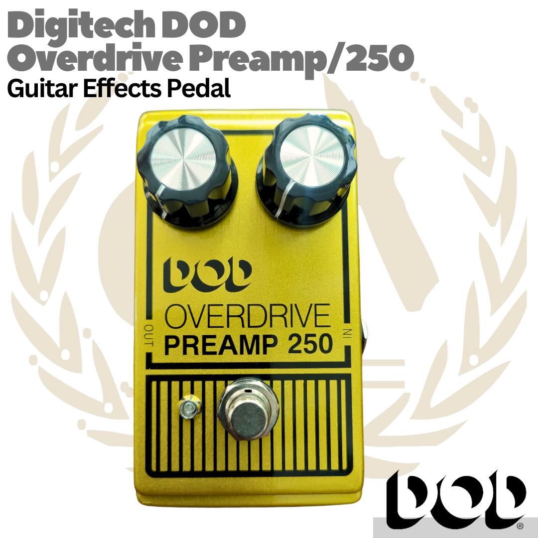 DIGITECH DOD-250 Overdrive Preamp Guitar Effects Pedal Stompbox DOD250