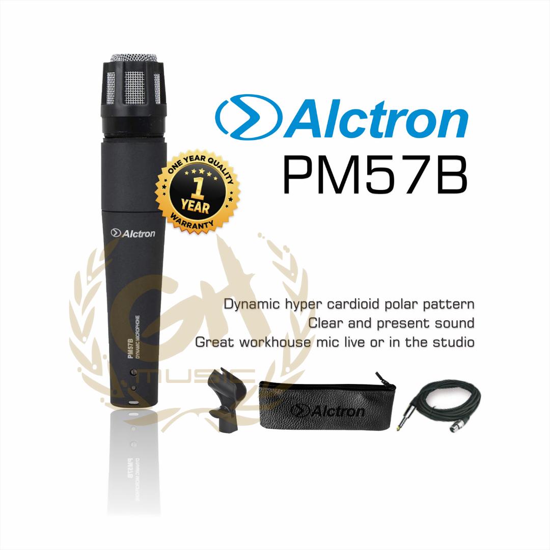 MIC ALCTRON PM57B MICROPHONE DYNAMIC INSTRUMEN RECORDING