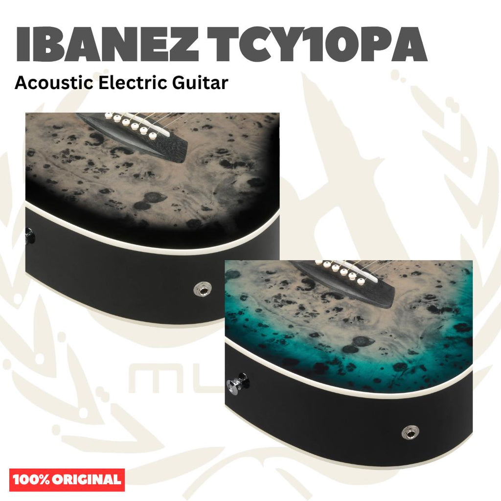 Ibanez TCY10PA Talman with Double Cutaway Body Acoustic-Electric Guitar - Gitar Akustik Elektrik