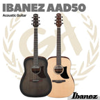 Ibanez Advanced Acoustic AAD50 Acoustic Guitar - Gitar Akustik