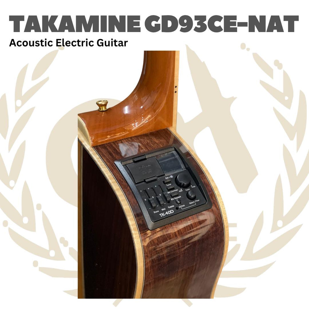 Takamine GD93CE-NAT Acoustic Electric Guitar - Gitar Akustik Elektrik GD93CE NAT