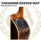 Takamine GD93CE-NAT Acoustic Electric Guitar - Gitar Akustik Elektrik GD93CE NAT