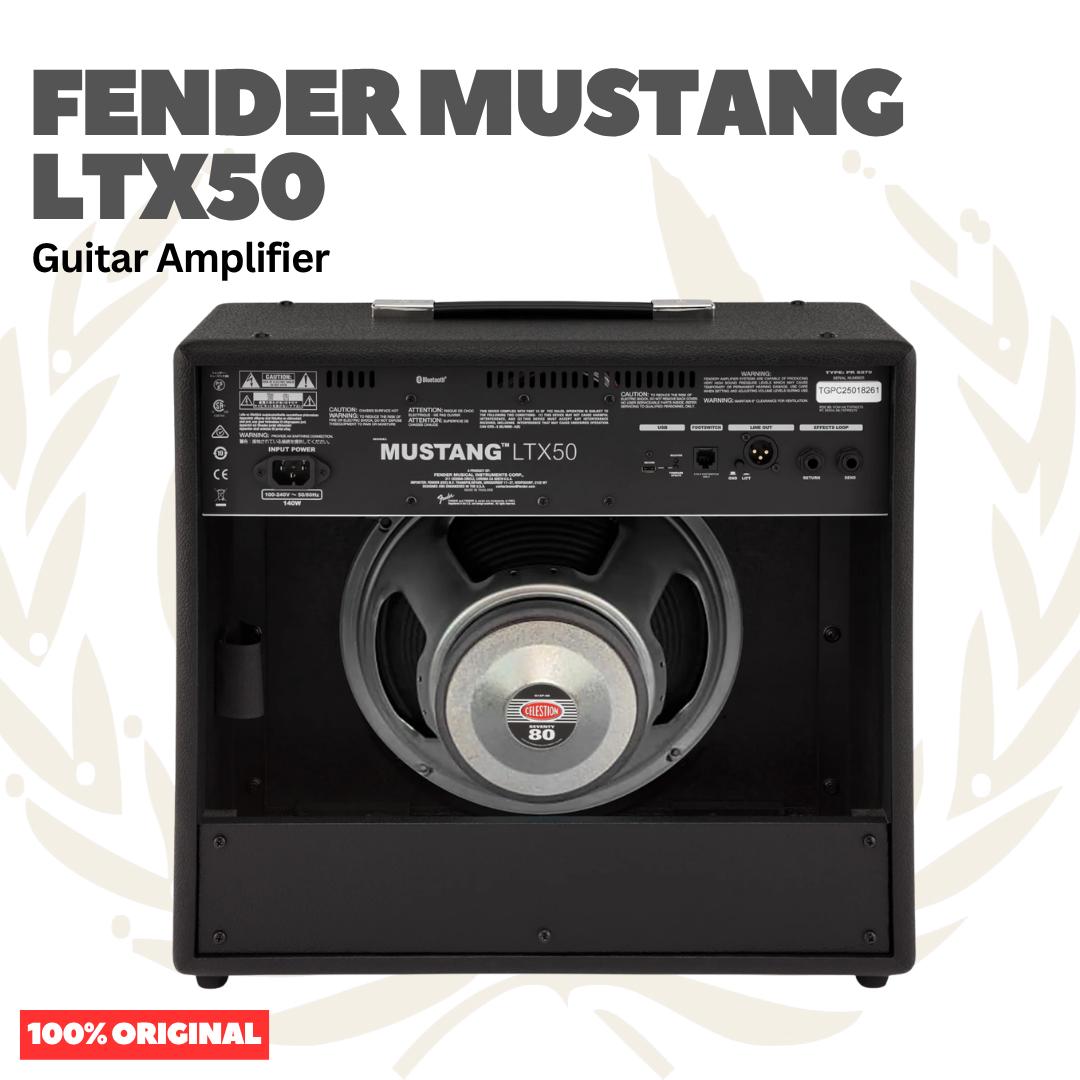 Fender Mustang LTX50 Guitar Amplifier, 230V, EU - Speaker Ampli Gitar 50w