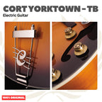 Cort YORKTOWN TB Acoustic Electric w/Case - Gitar Akustik Elektrik