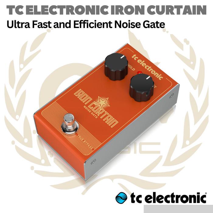 TC Electronic Iron Curtain Noise Gate Pedal Effect - Efek Gitar