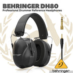 Behringer DH80 Professional Drummer Reference Headphones - Head phone drummer DH-80 Asli