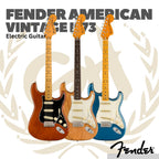 Fender American Vintage II 73 Stratocaster Electric Guitar, Maple FB - Gitar Elektrik