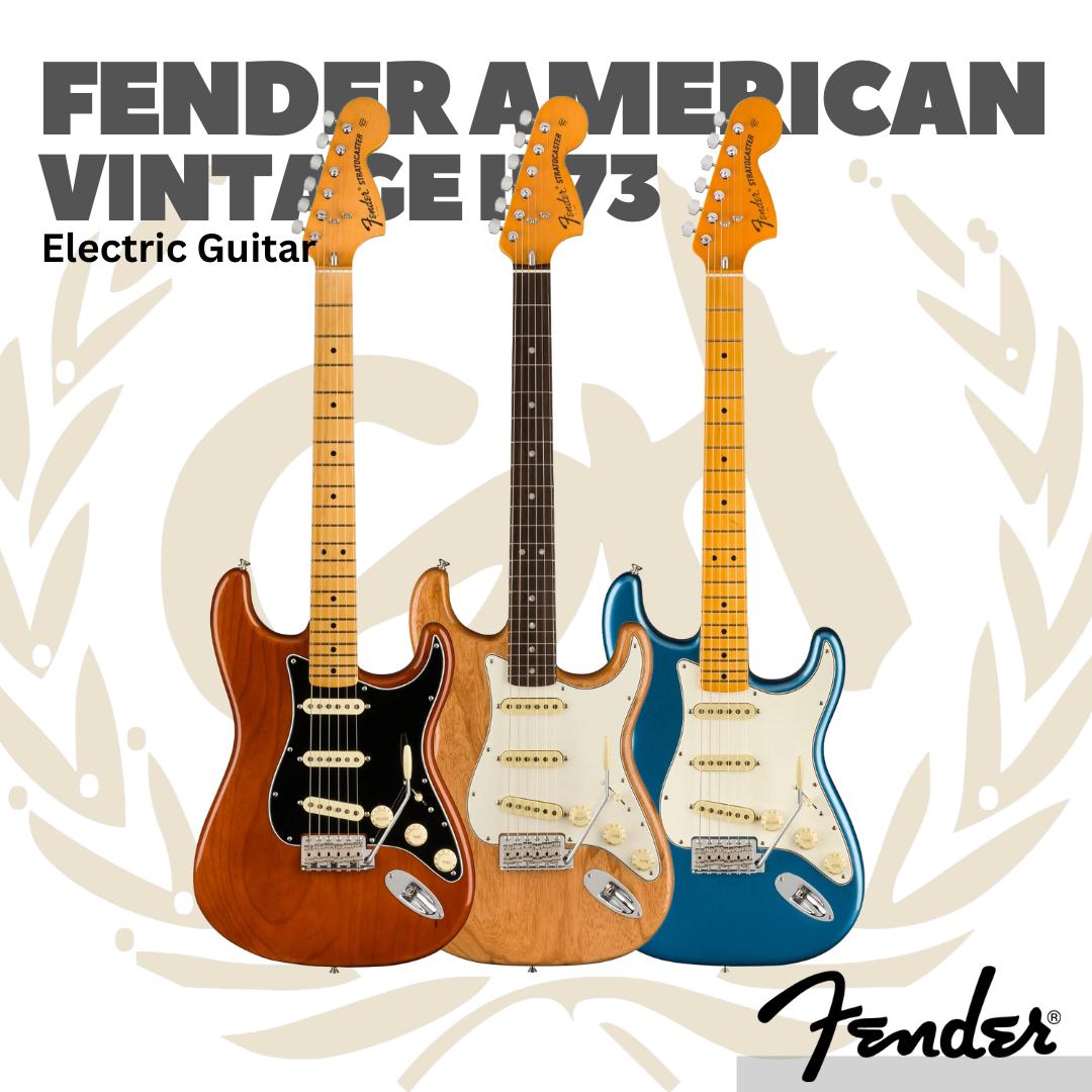 Fender American Vintage II 73 Stratocaster Electric Guitar, Maple FB - Gitar Elektrik