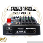 RECORDING TECH MX6DSP PROFESSIONAL 6 CHANNEL PODCAST AUDIO MIXER