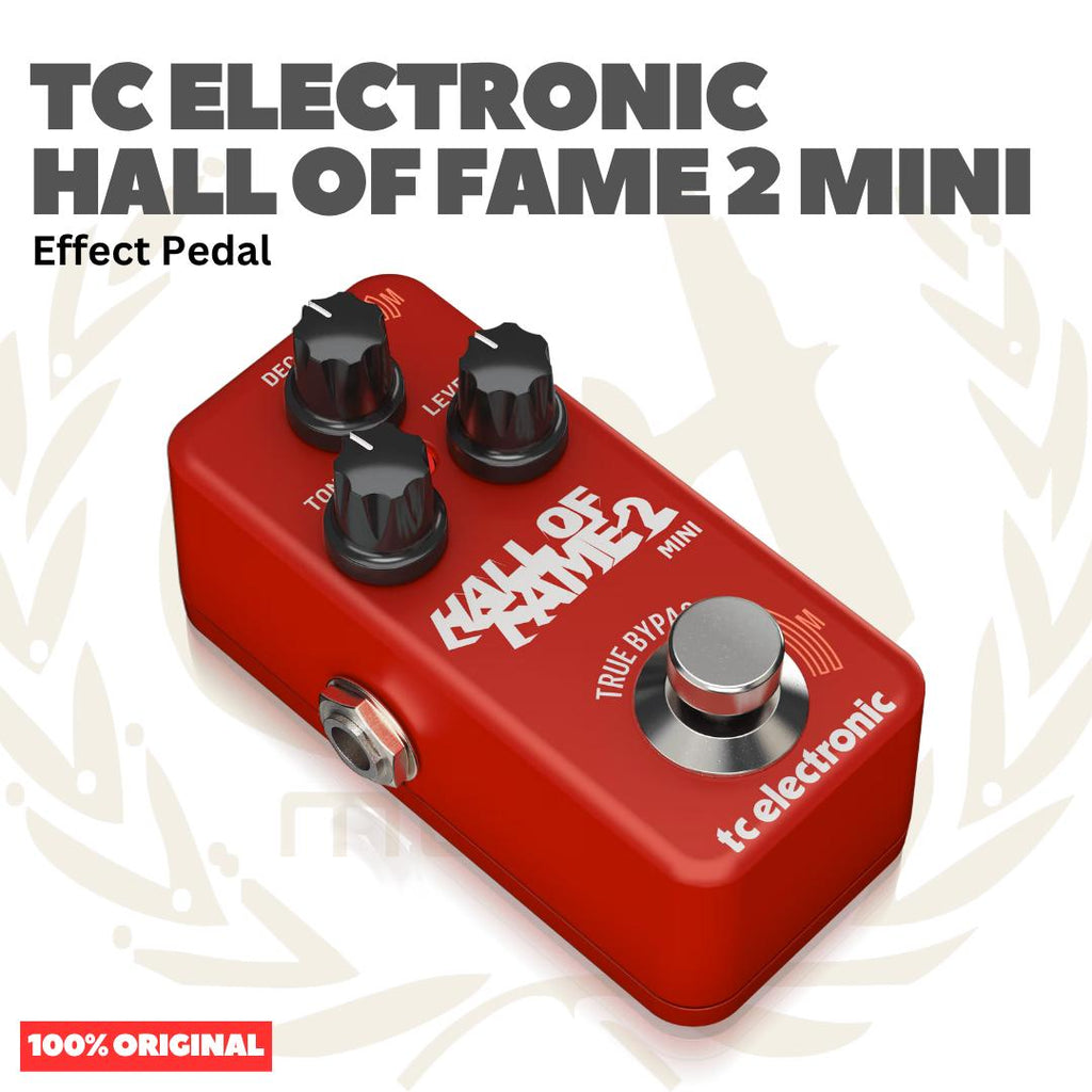 TC Electronic HALL OF FAME 2 MINI Reverb Guitar Effects Pedal - Efek Pedal Gitar