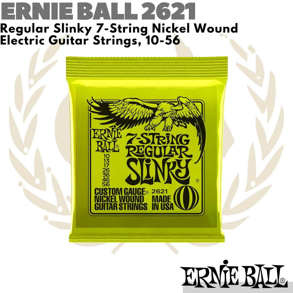 ERNIE BALL 2621 Regular Slinky 7-String | Senar Gitar 10-56