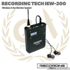 RECORDING TECH IEW-200 Wireless Stereo In Ear Monitoring System IEW200
