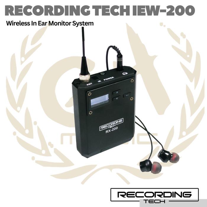 RECORDING TECH IEW-200 Wireless Stereo In Ear Monitoring System IEW200