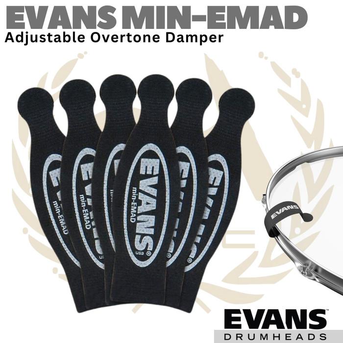 EVANS MIN-EMAD Adjustable Overtone Damper Tom & Snare | Demper Drum