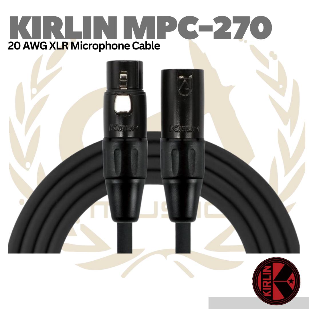Kirlin MPC-270 20AWG XLR Microphone Cable - Kabel Mic Canon 3 Pin