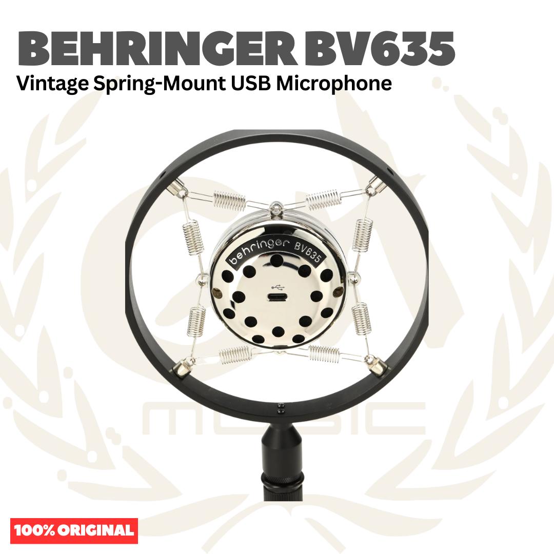 Behringer BV635 Vintage Spring-Mount USB Microphone - Mic Condenser