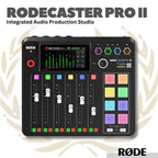 RodeCaster Pro II Integrated Audio Production Studio - Soundcard Mixer Livestreaming Rode Caster Pro II