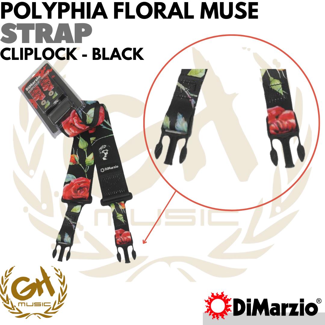 DiMarzio Polyphia Floral Muse ClipLock - STRAP GITAR