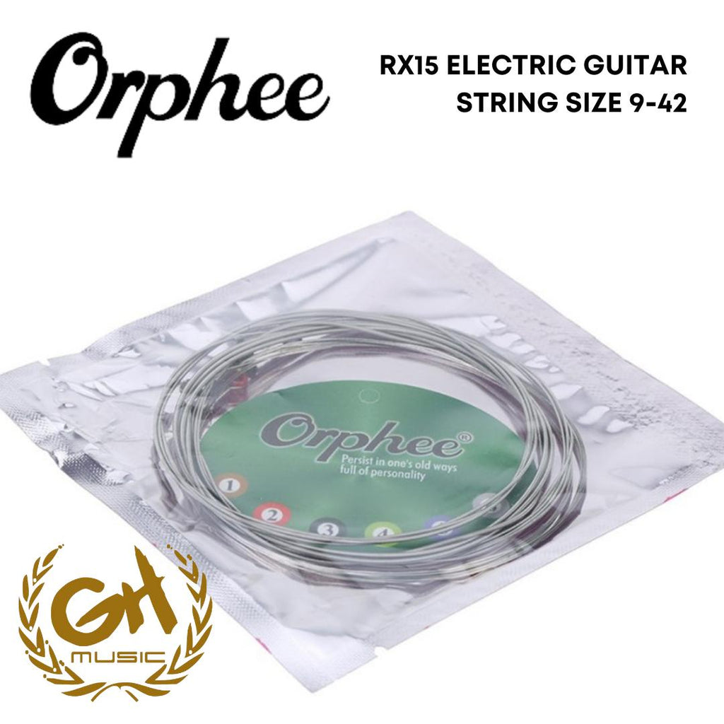 ORPHEE RX15 ELECTRIC GUITAR STRING, SIZE 9-42 | GHM