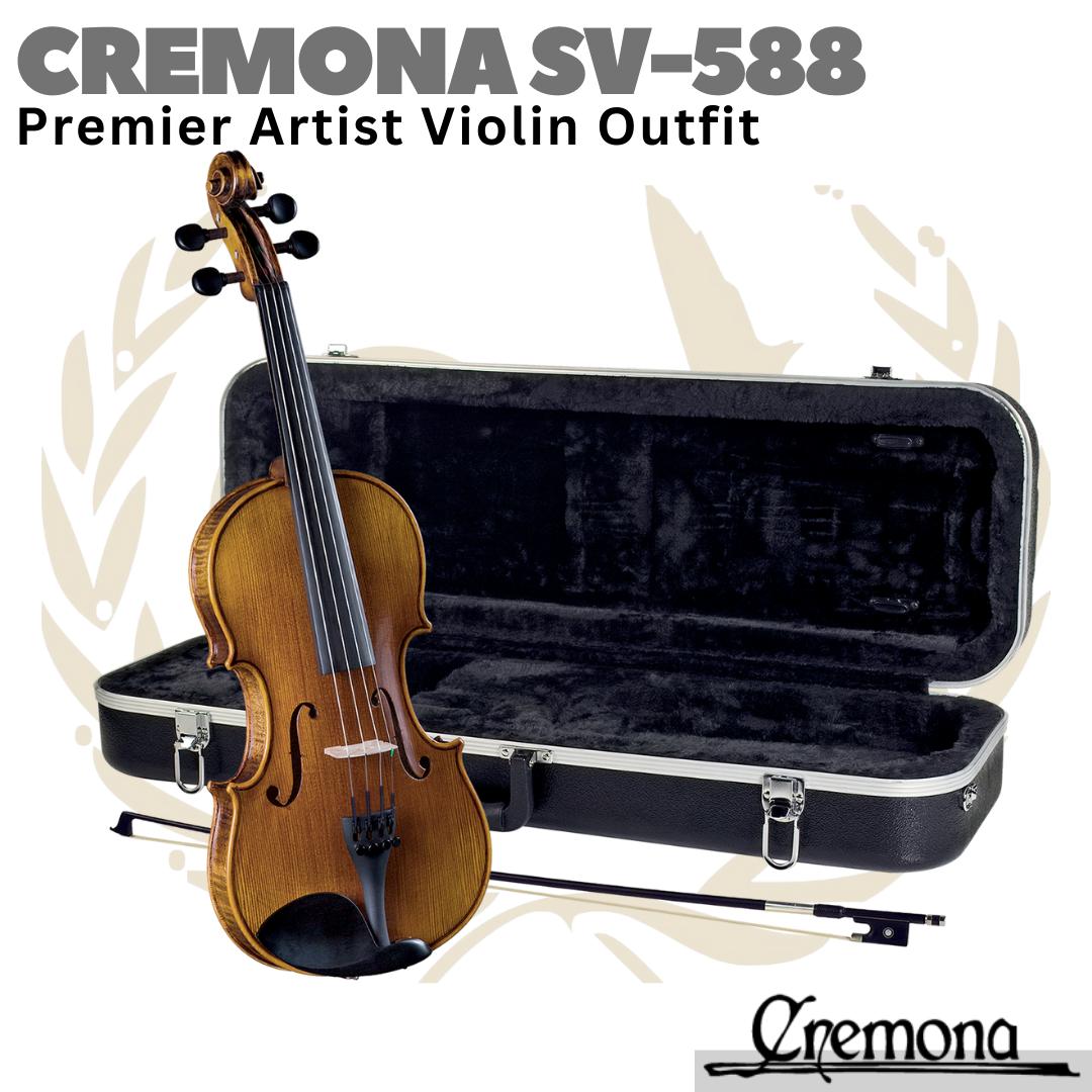 CREMONA SV-588 Premier Artist Violin Outfit | Biola 4/4 3/4 1/2 SV588 - 4/4