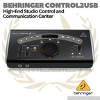 Behringer CONTROL2USB High-end Studio Control with VCA Control and USB
