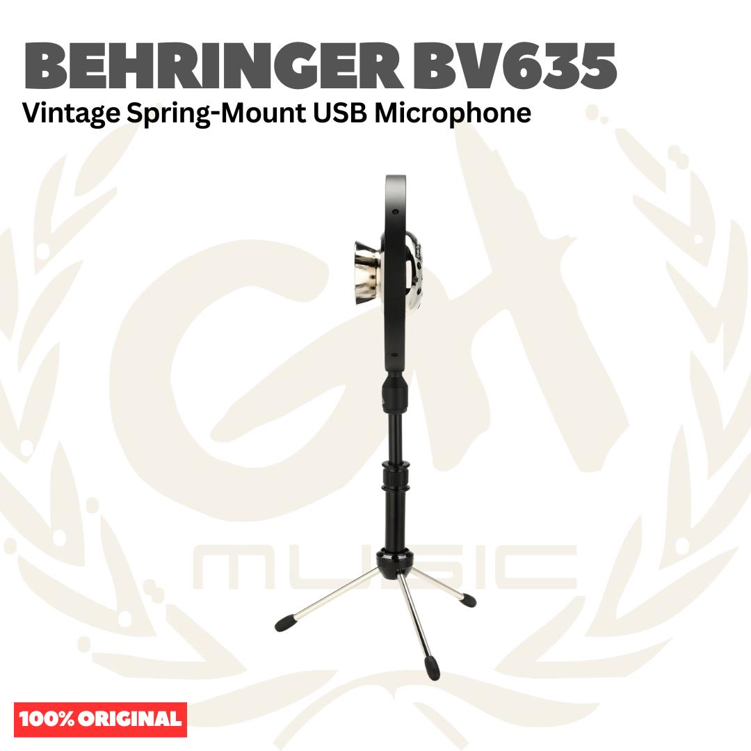 Behringer BV635 Vintage Spring-Mount USB Microphone - Mic Condenser