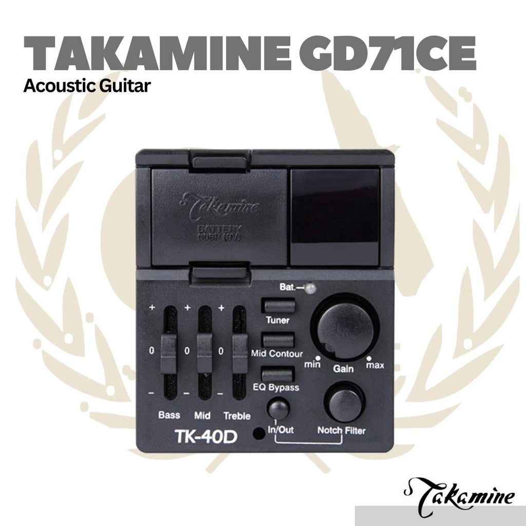 Takamine GD71CE Acoustic Electric Guitar - Gitar Akustik