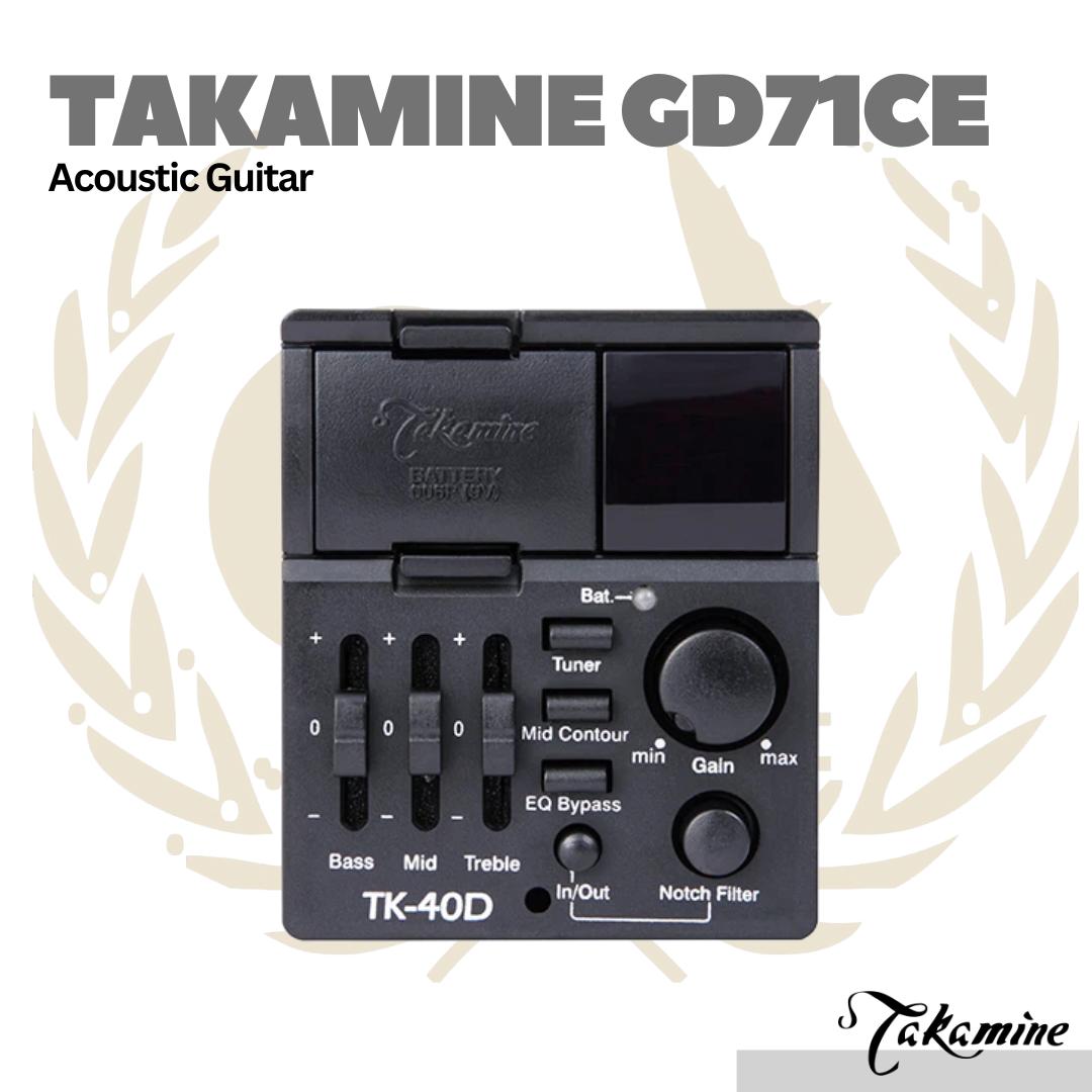 Takamine GD71CE Acoustic Electric Guitar - Gitar Akustik