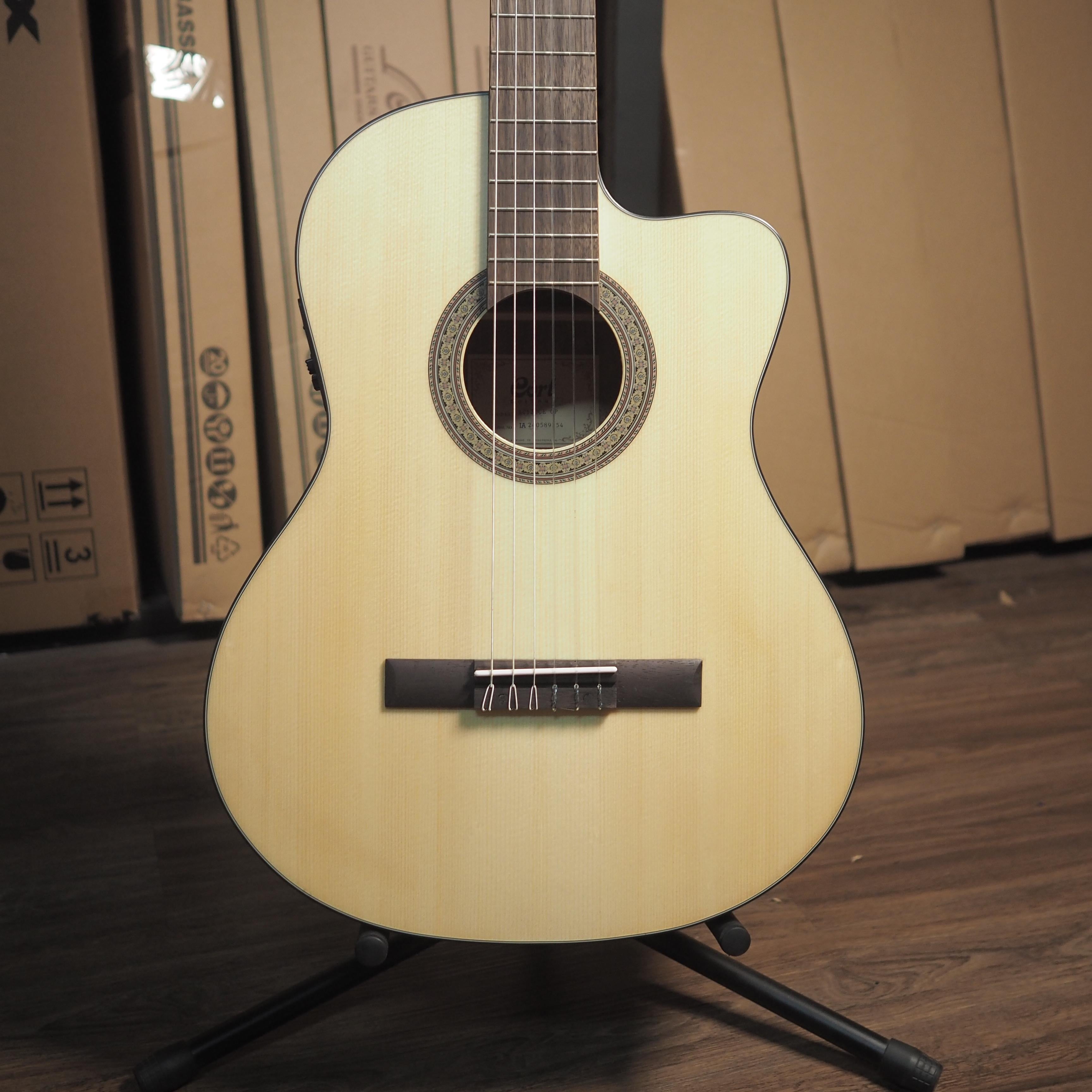 CORT CEC-1 Classic Nylon Acoustic Electric Guitar - Akustik Nilon CEC1 CE-C1