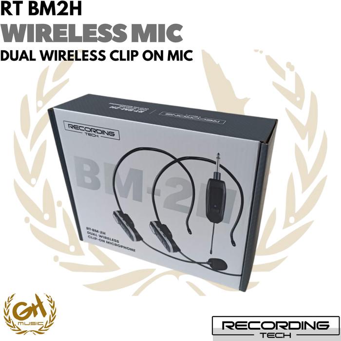 RECORDING TECH RT BM2H WIRELESS DUAL CLIP ON MIC BANDO IMAM SEMINAR 2