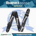 Ibanez Logo GSD50 Guitar Strap - Strep Gitar
