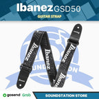 Ibanez Logo GSD50 Guitar Strap - Strep Gitar