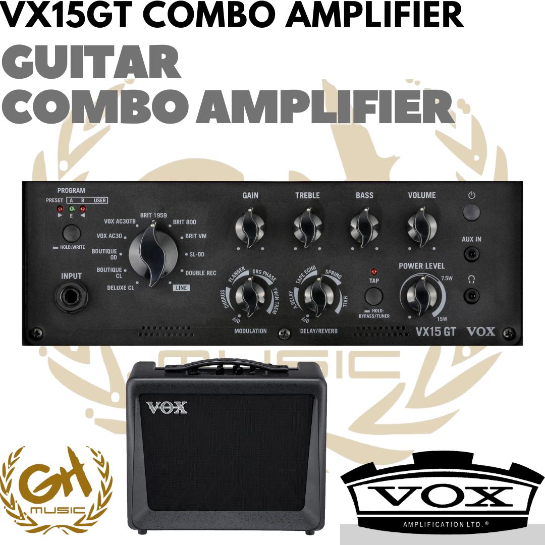 VOX VX15GT GUITAR COMBO AMPLIFIER - Ampli Gitar