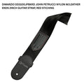DiMarzio John Petrucci Nylon w/Leather Ends 2inch Guitar Strap - Strep Gitar DD3100JPBK