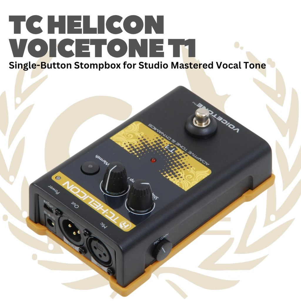 TC Helicon Voicetone T1 - T 1 Voice tone Efek Gitar Bass Pedal T-1