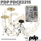 PDP Center Stage PDCE2215 5 Piece Acoustic Drum Complete Set + Cymbal