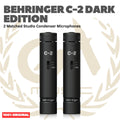 Behringer C-2 Dark Edition 2 Matched Studio Condenser Microphones - Mic Kondenser C2 Mik Kondensor Sepasang Original Asli