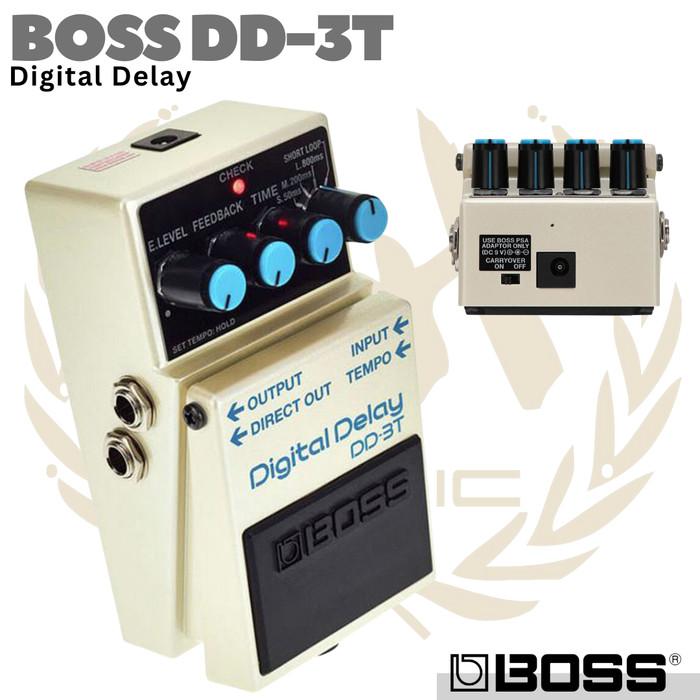 BOSS DD-3T Digital Delay Guitar Pedal | Efek Gitar Stompbox DD3T DD3