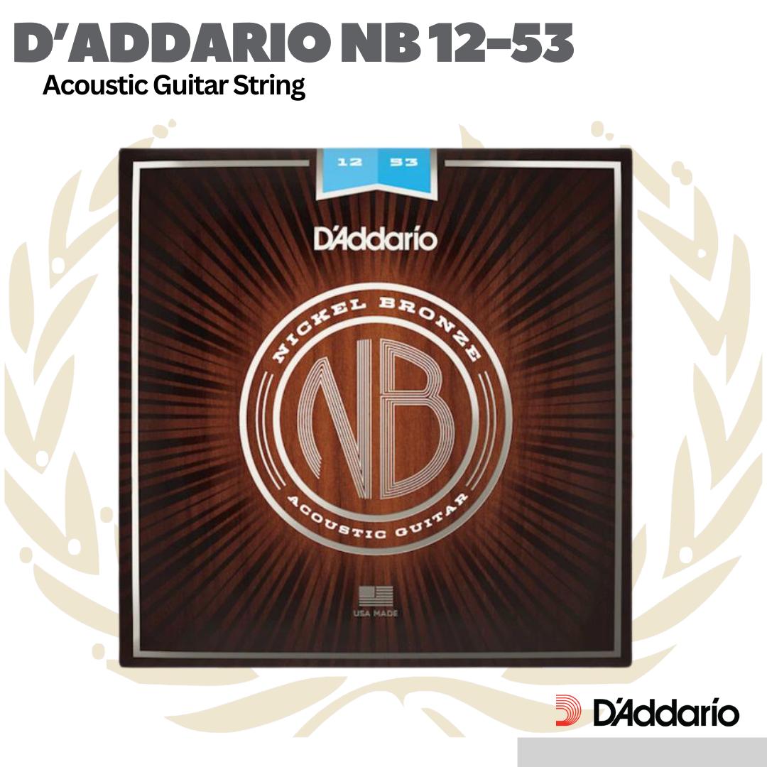 D'addario NB1253 Acoustic Guitar String - Senar Gitar Akustik 12-53