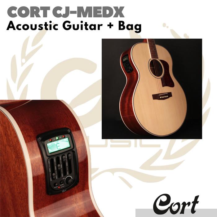 CORT CJ-MEDX Acoustic Electric Guitar | Gitar Akustik Elektrik CJ MEDX