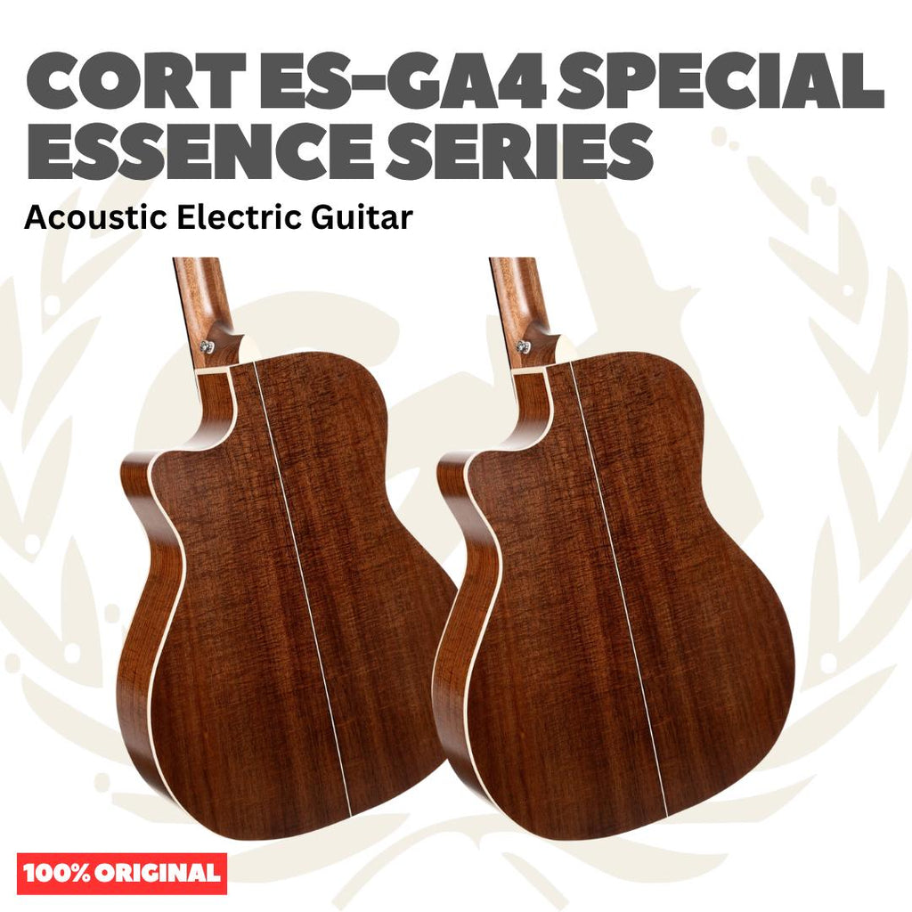 Cort ES-GA4 Special Enssence Series Acoustic Electric Guitar - Gitar Akustik dengan Preamp