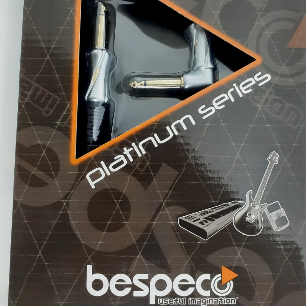 Bespeco PT300P High Quality Jack- Jack 90 Cable - 3Meter / Kabel Gitar